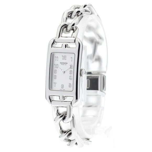 HERMES Nantucket NA2.110 Silver Dial Quartz Ladies Watch - Picture 13 of 13